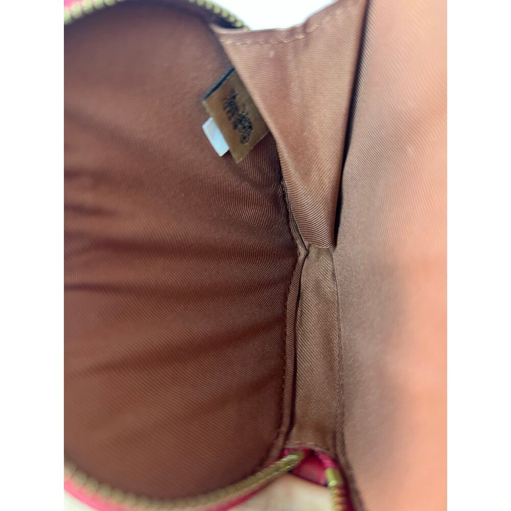 Coach Heart Print With Signature Coin Case Wristl… - image 4